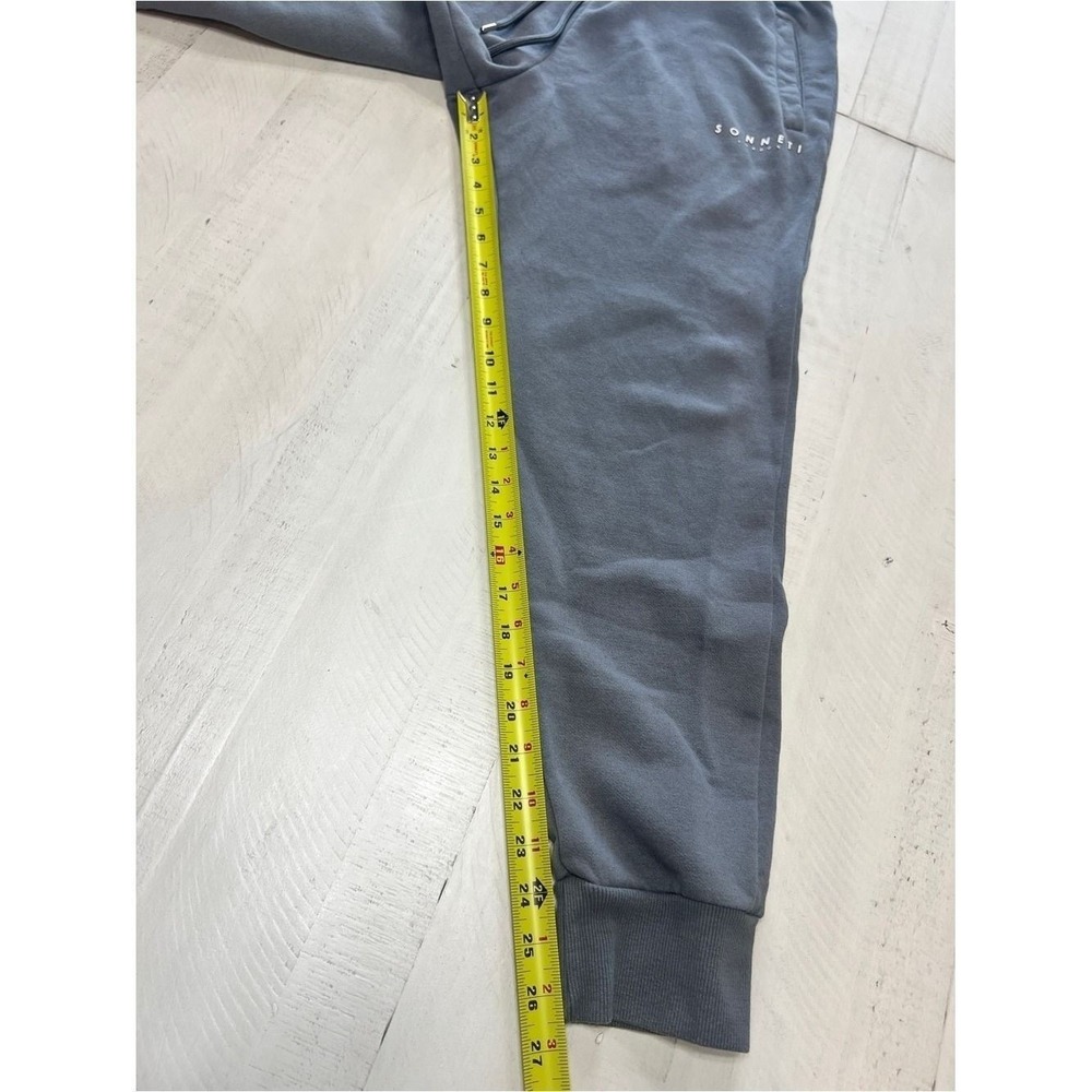 Sonneti Men's Gray Cotton Jogger Pants Size M Drawstring Elastic Waist - Picture 6 of 8